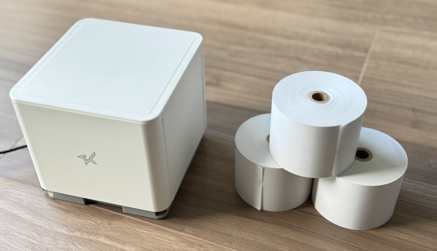 StoreProが実際に導入したスマレジ対応のレシートプリンターとロール紙(58mm)