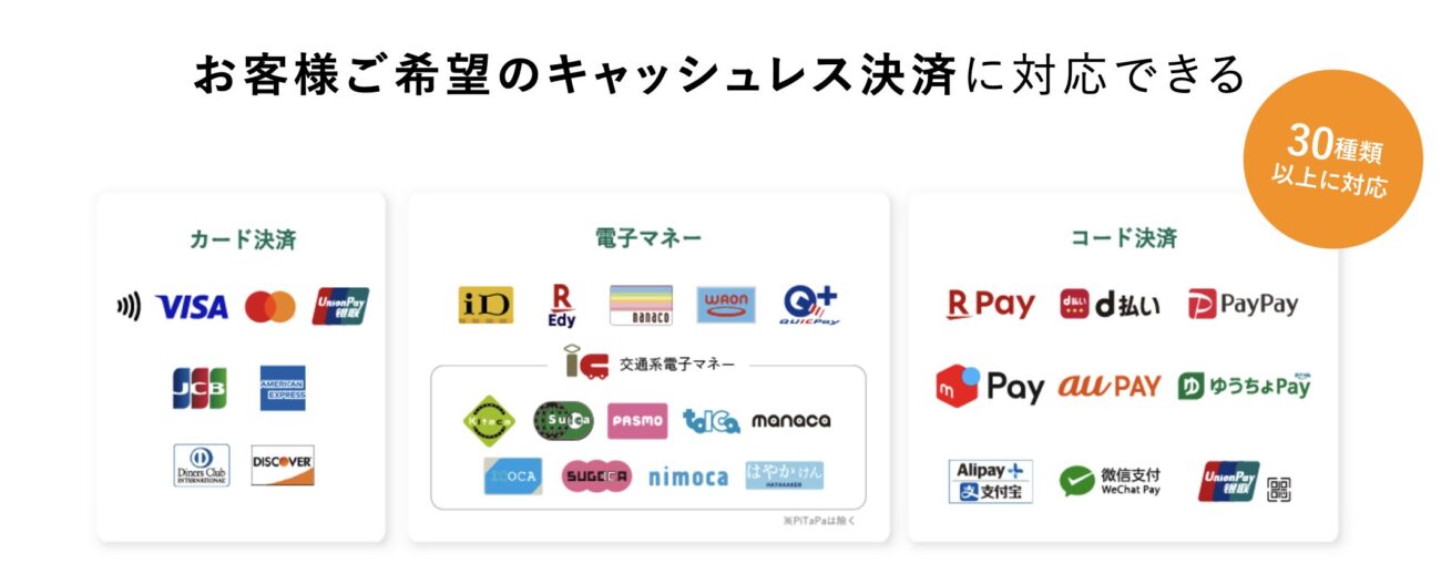 stera pack対応決済ブランド