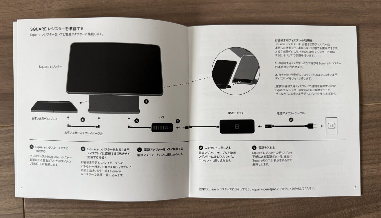 Square Terminal スクエアターミナル　決済端末　本体＋電源アダプタ Square Terminal スクエアターミナル 決済端末 本体＋電源アダプタ