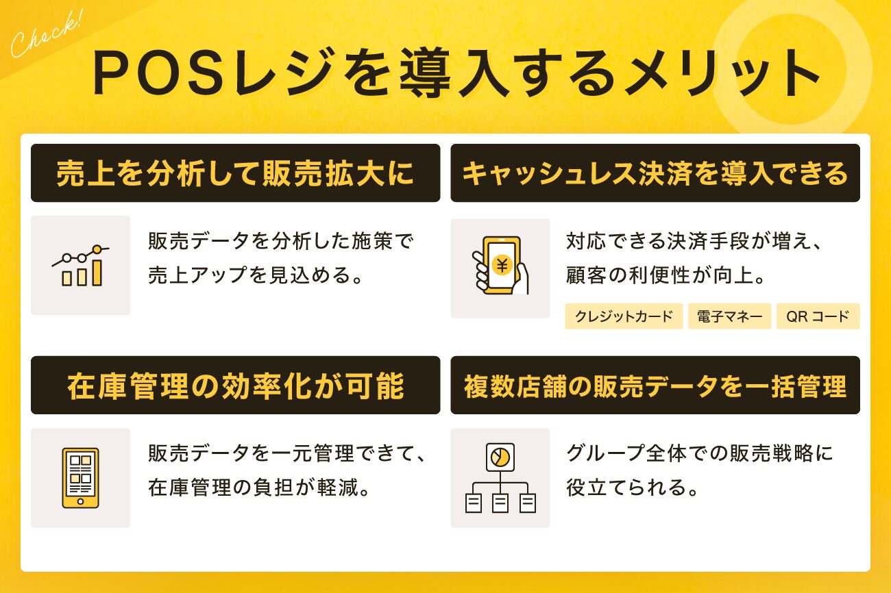 POSレジを導入するメリット