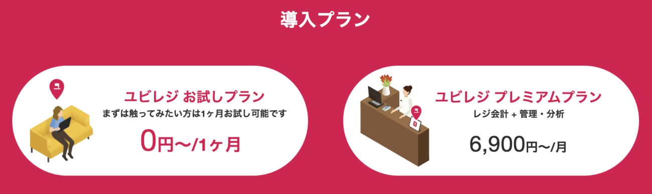 ユビレジの導入プラン