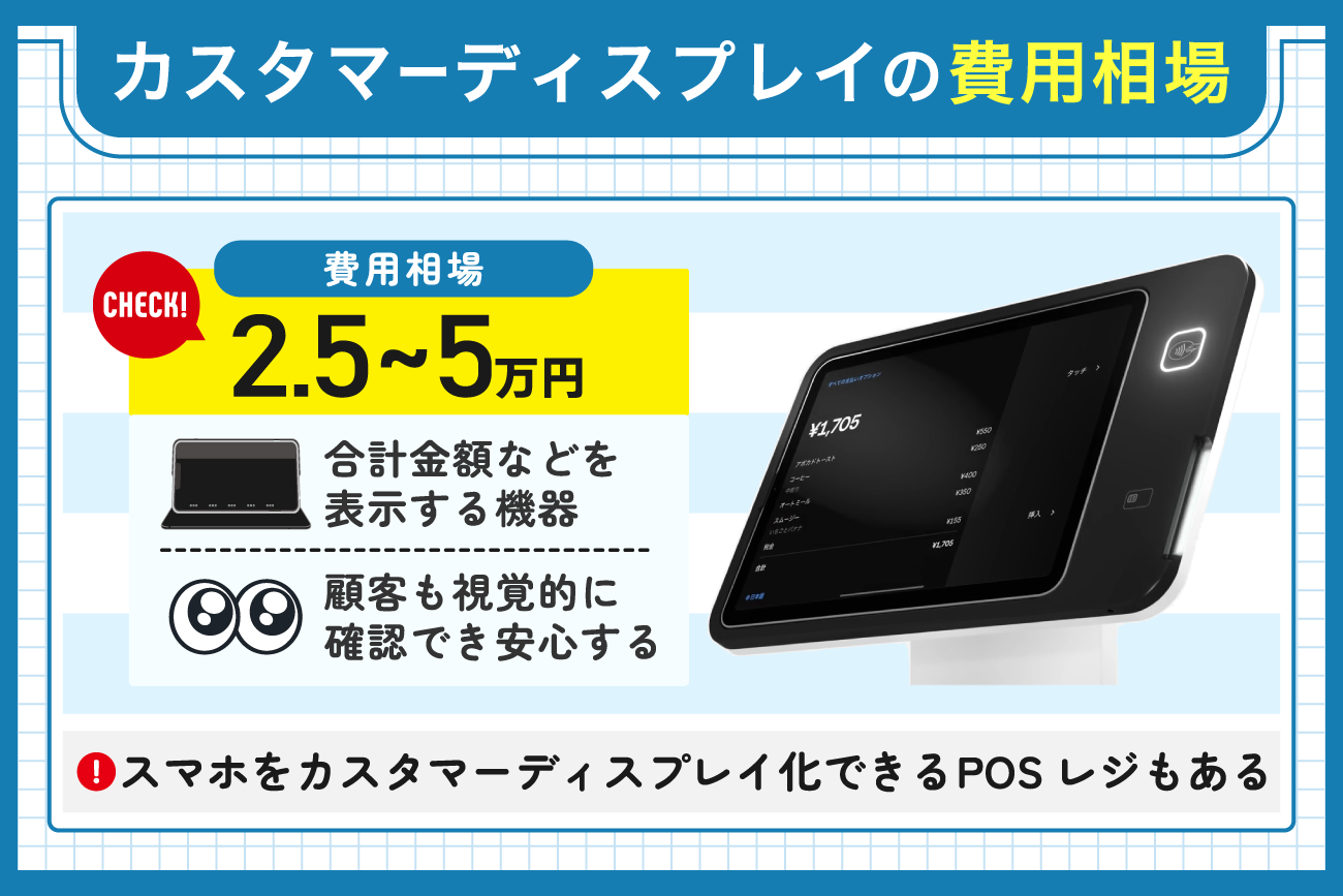 周辺機器の種類5. カスタマーディスプレイ
