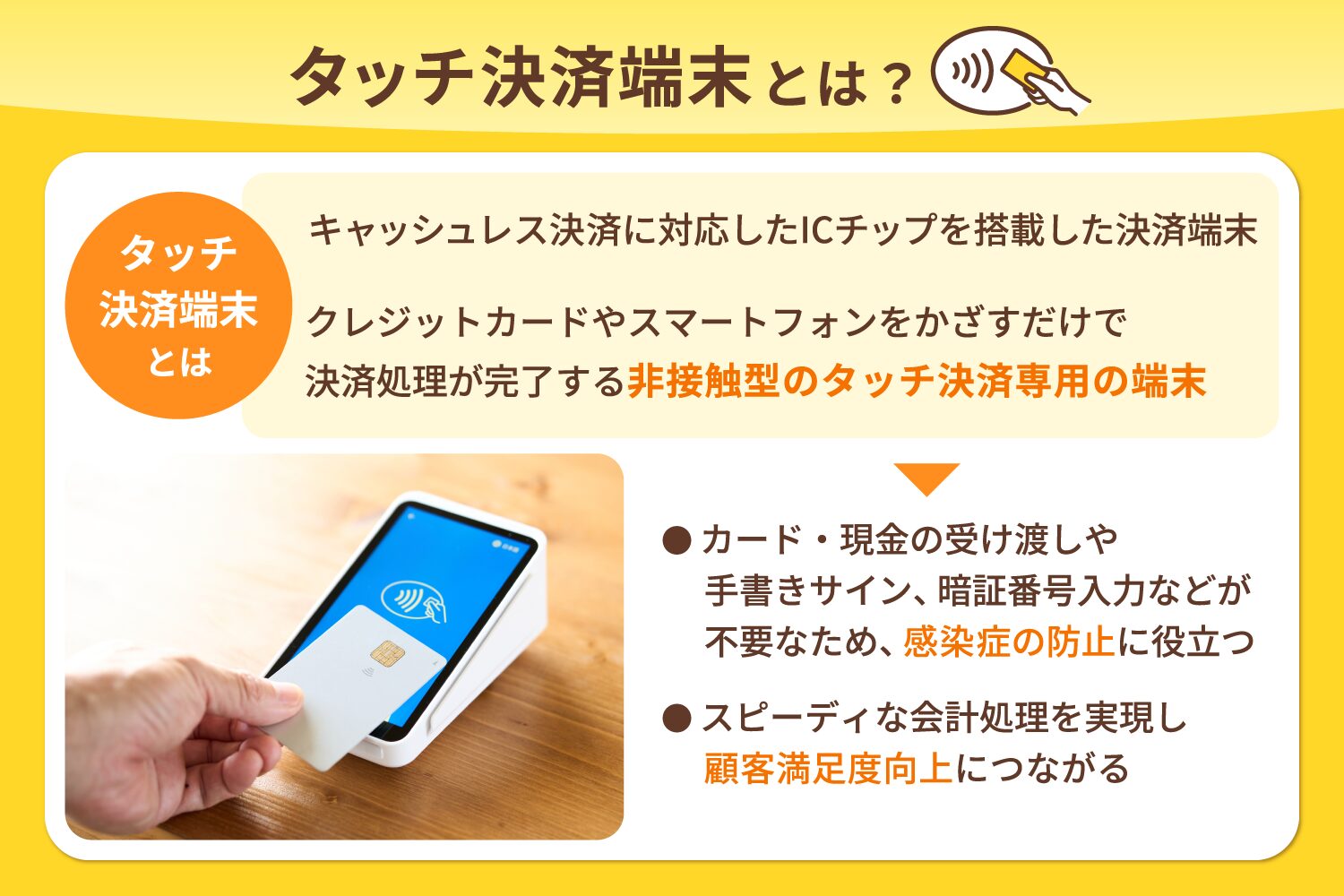 タッチ決済端末とは