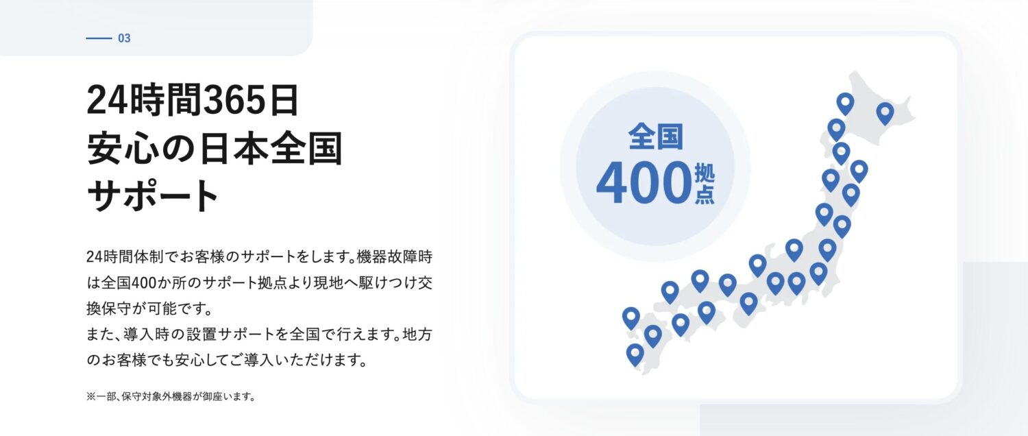 NECモバイルPOSのサポート