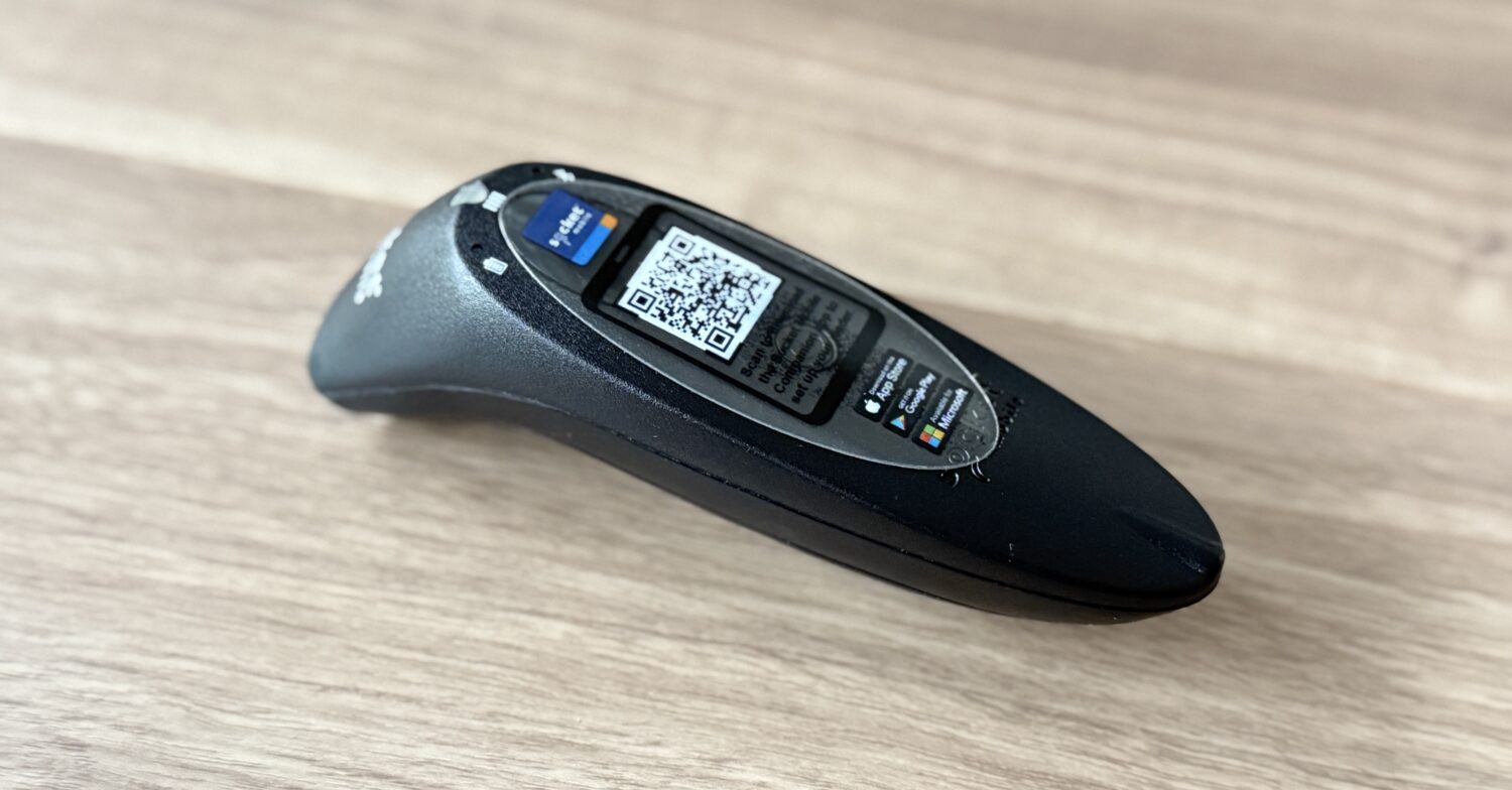 Airレジ対応のSocketScan S720黒色本体
