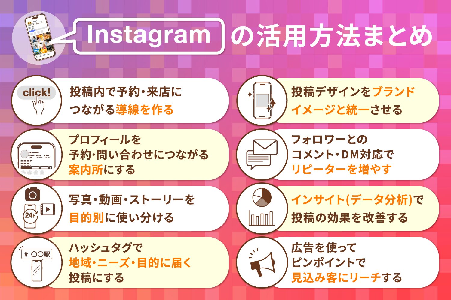 Instagramの活用方法まとめ
