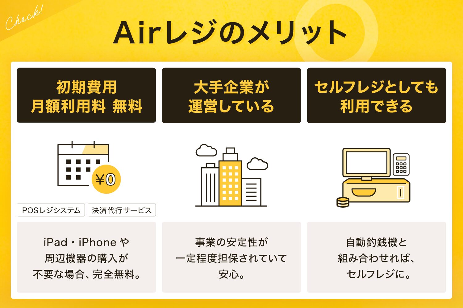 Airレジ(エアレジ)のメリット