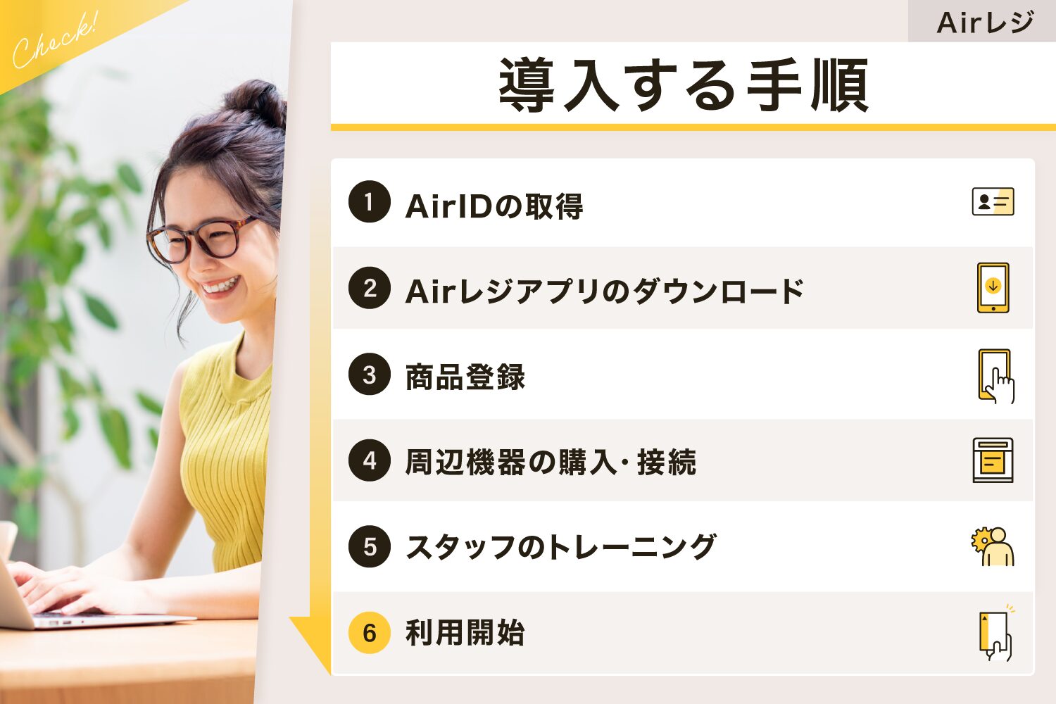 Airレジ(エアレジ)を導入する手順