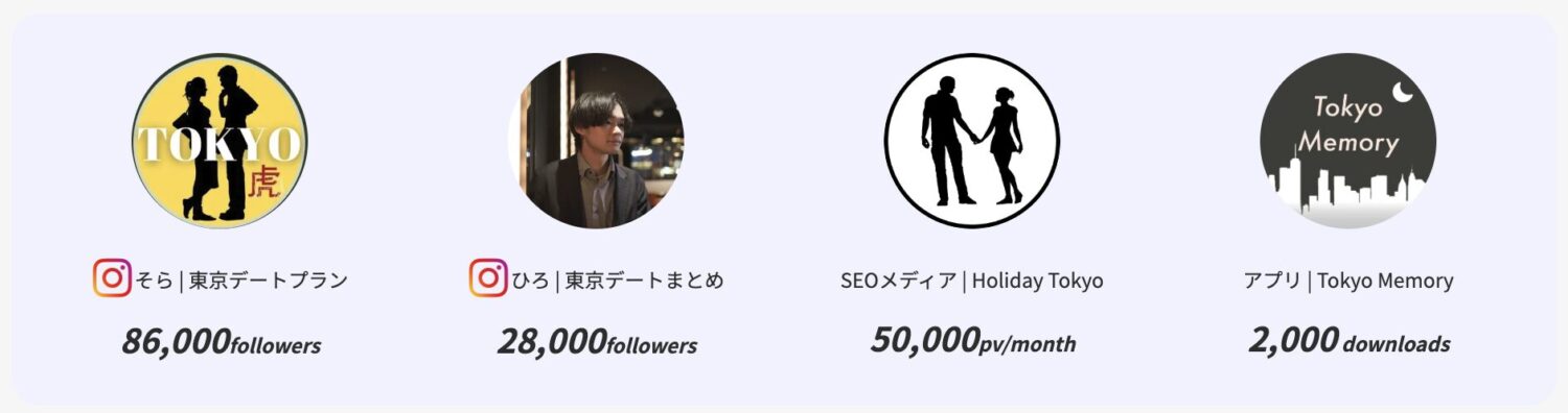 Romantic Tokyoのメディアの例