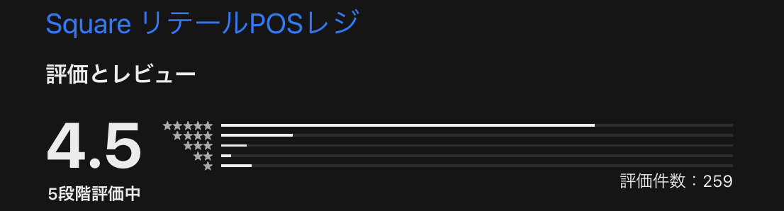 SquareリテールPOSレジの評判・口コミ