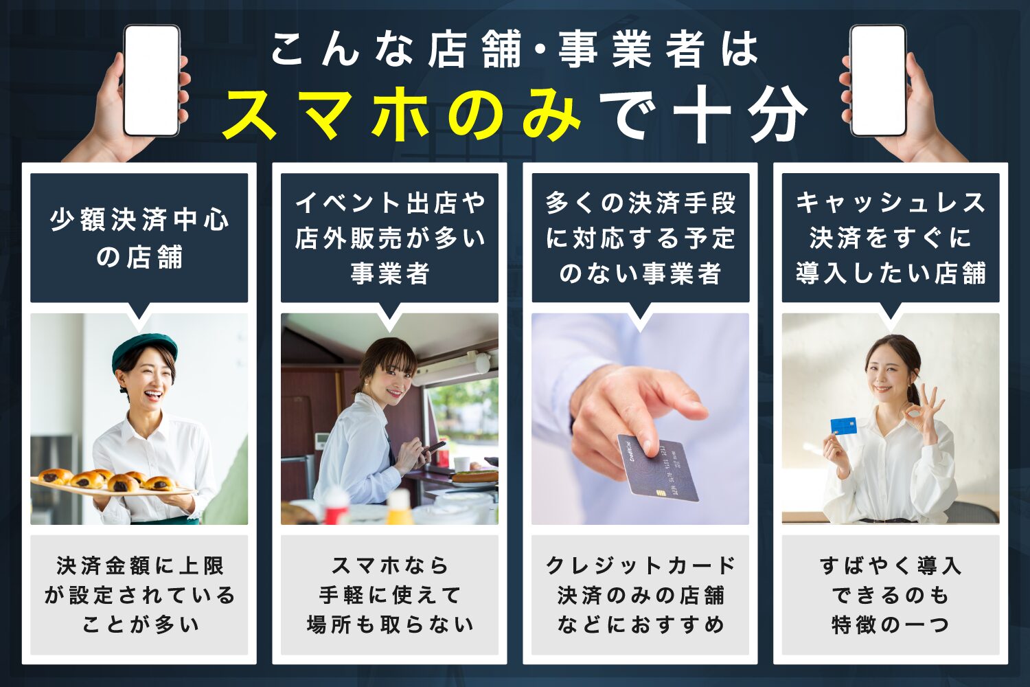 こんな店舗・事業者はスマホのみで十分