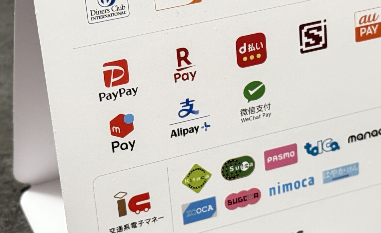 Alipay+の掲示キット