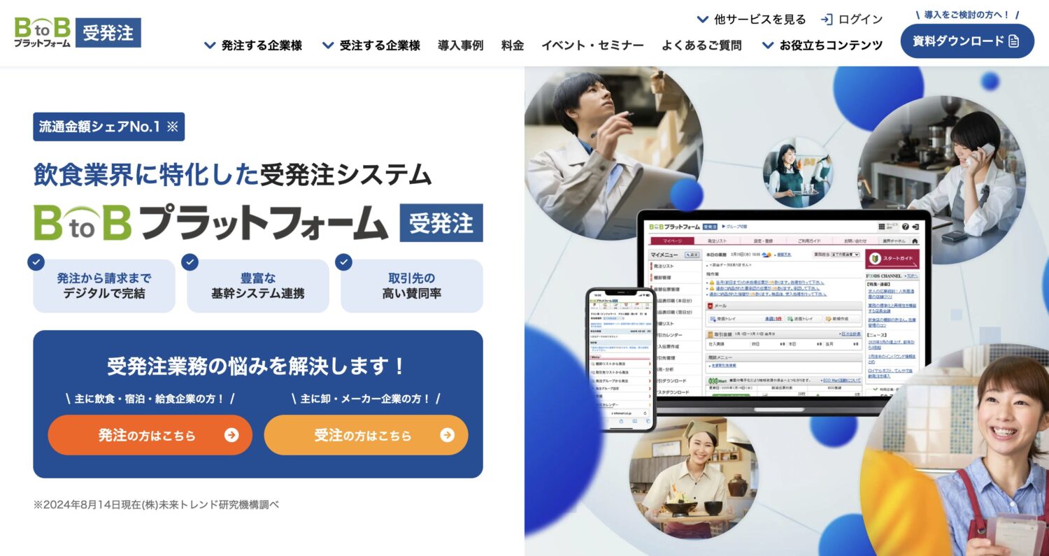 BtoBプラットフォーム 受発注