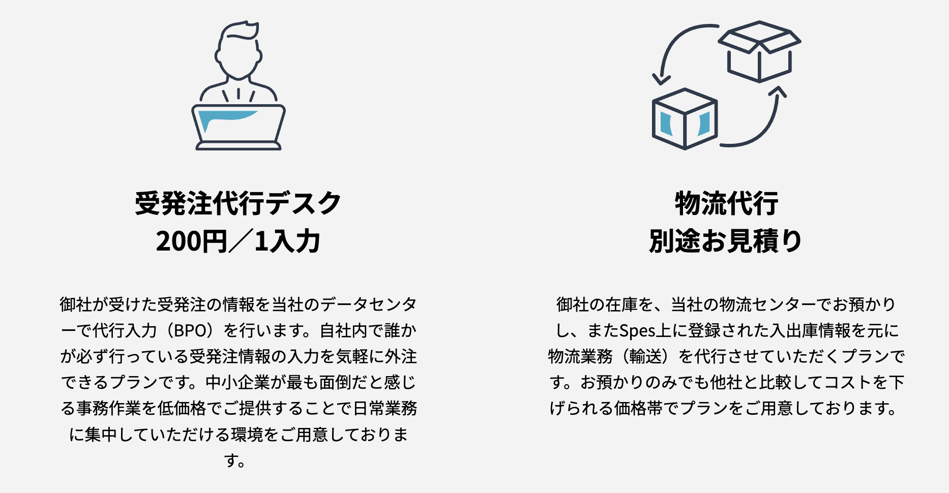 Spesのオプションサービス