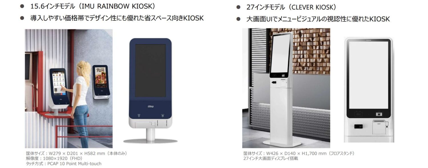 KIOSK端末との連携によるセルフオーダーへの対応
