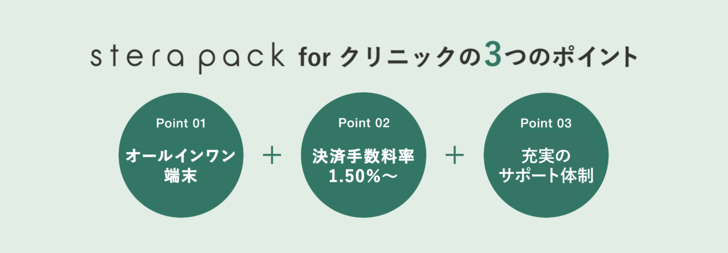 stera pack for クリニックの特徴