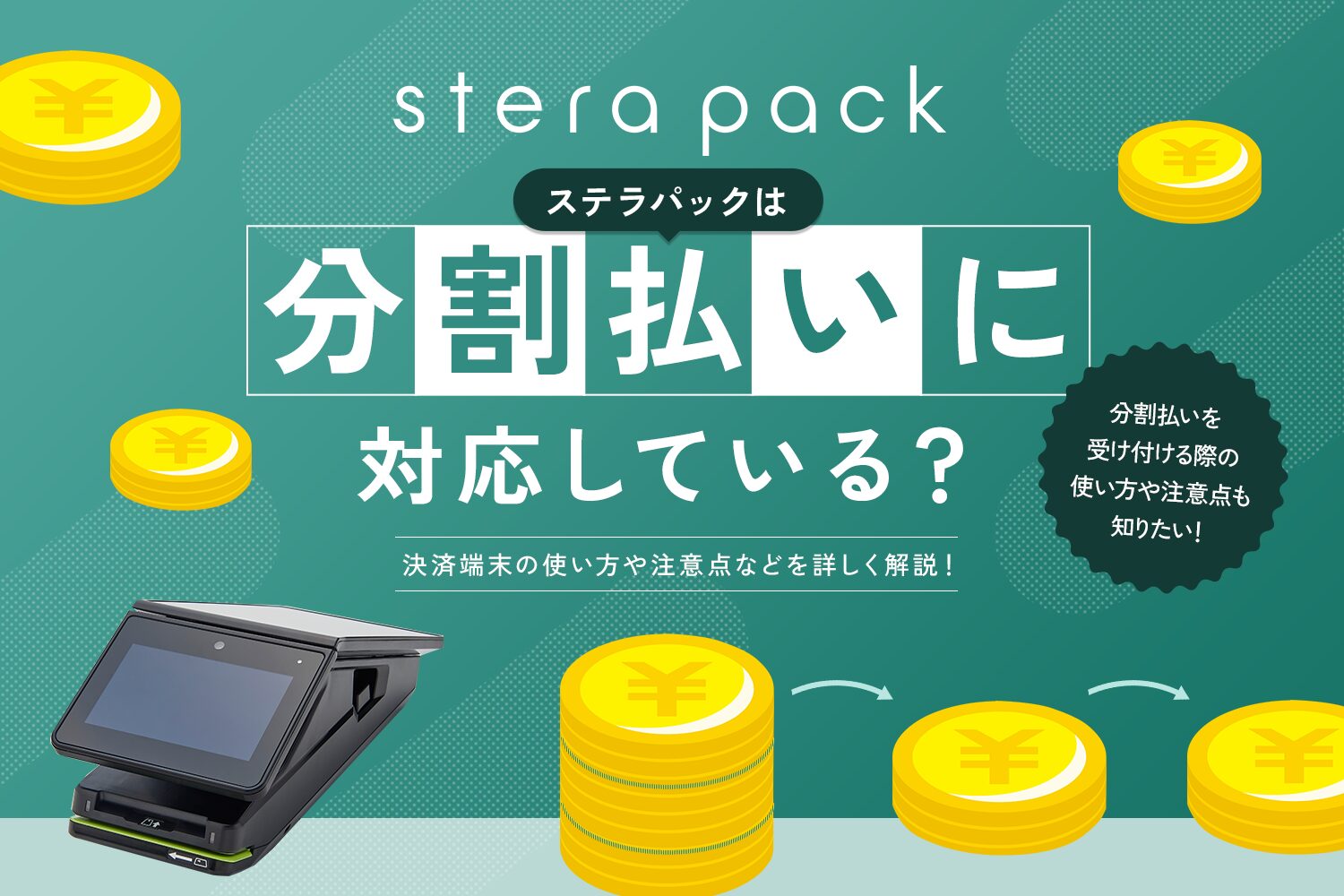 stera packは分割払いに対応している？