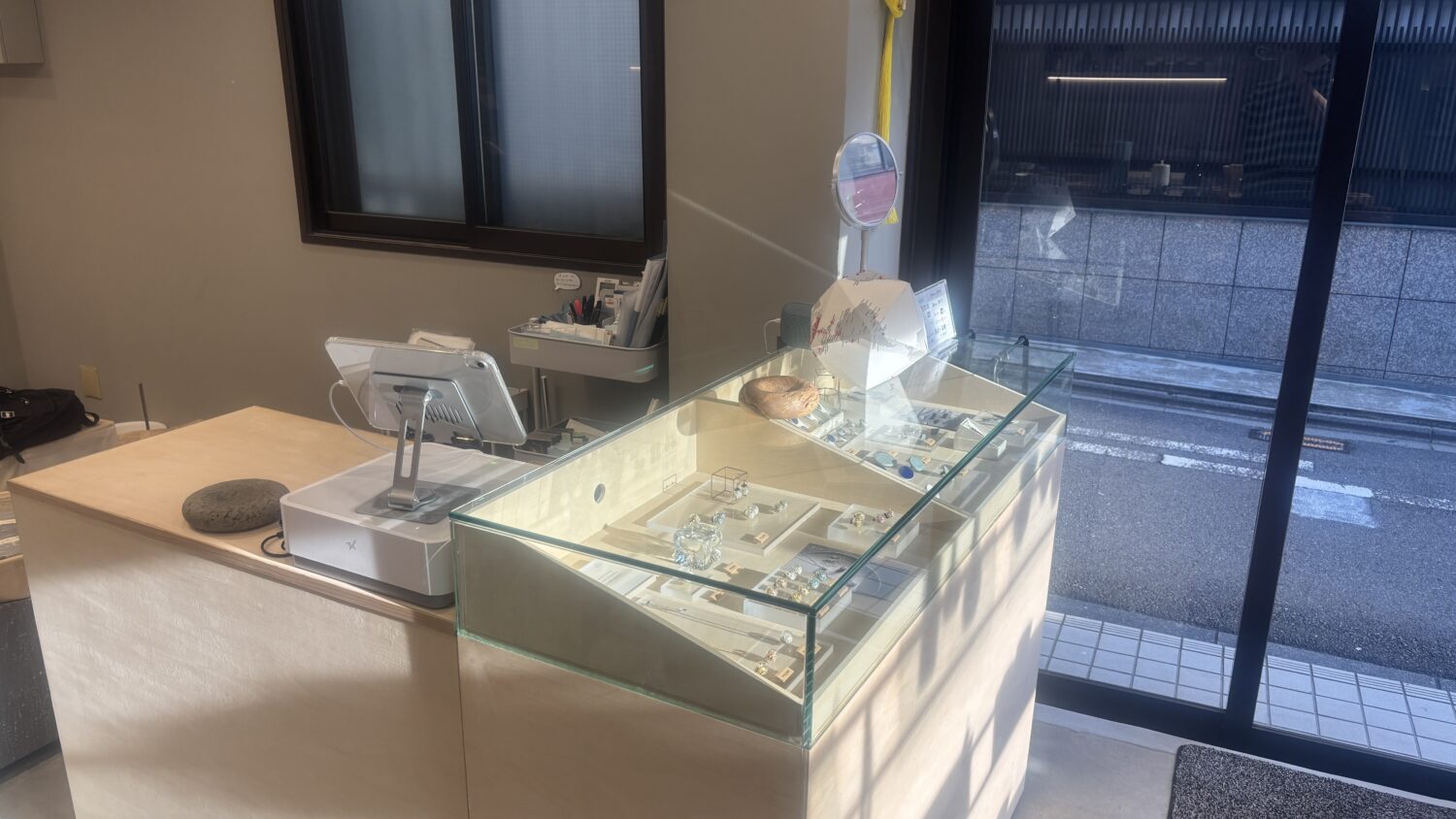 蘇嶐窯のレジの様子