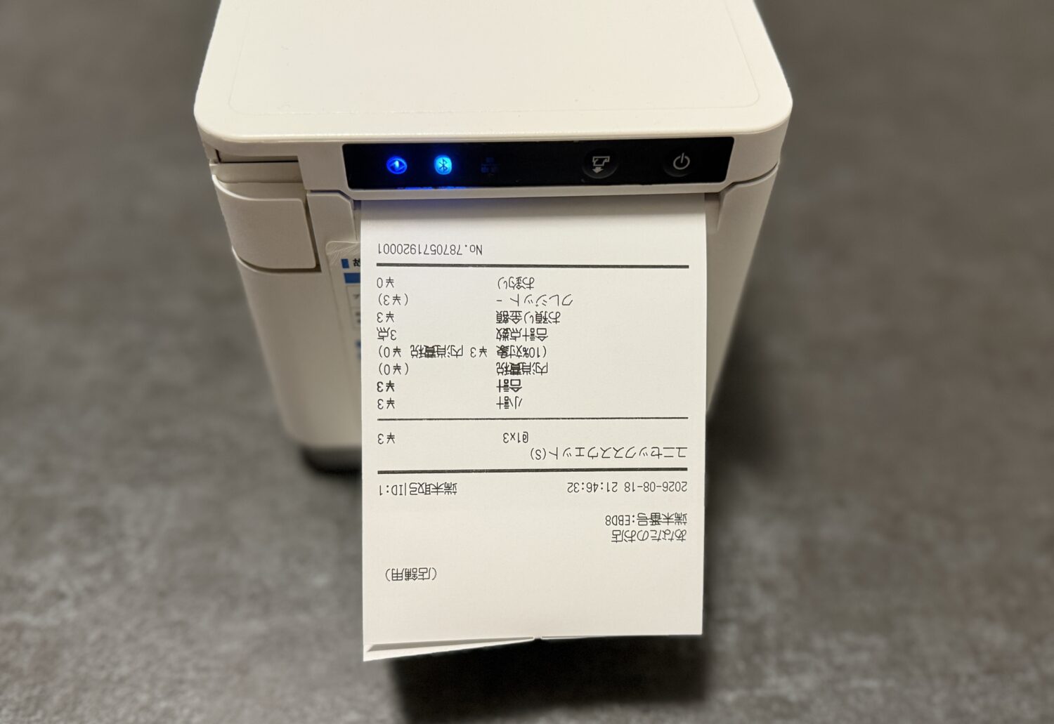 Squareリーダーの決済完了後にスマレジでレシート発行