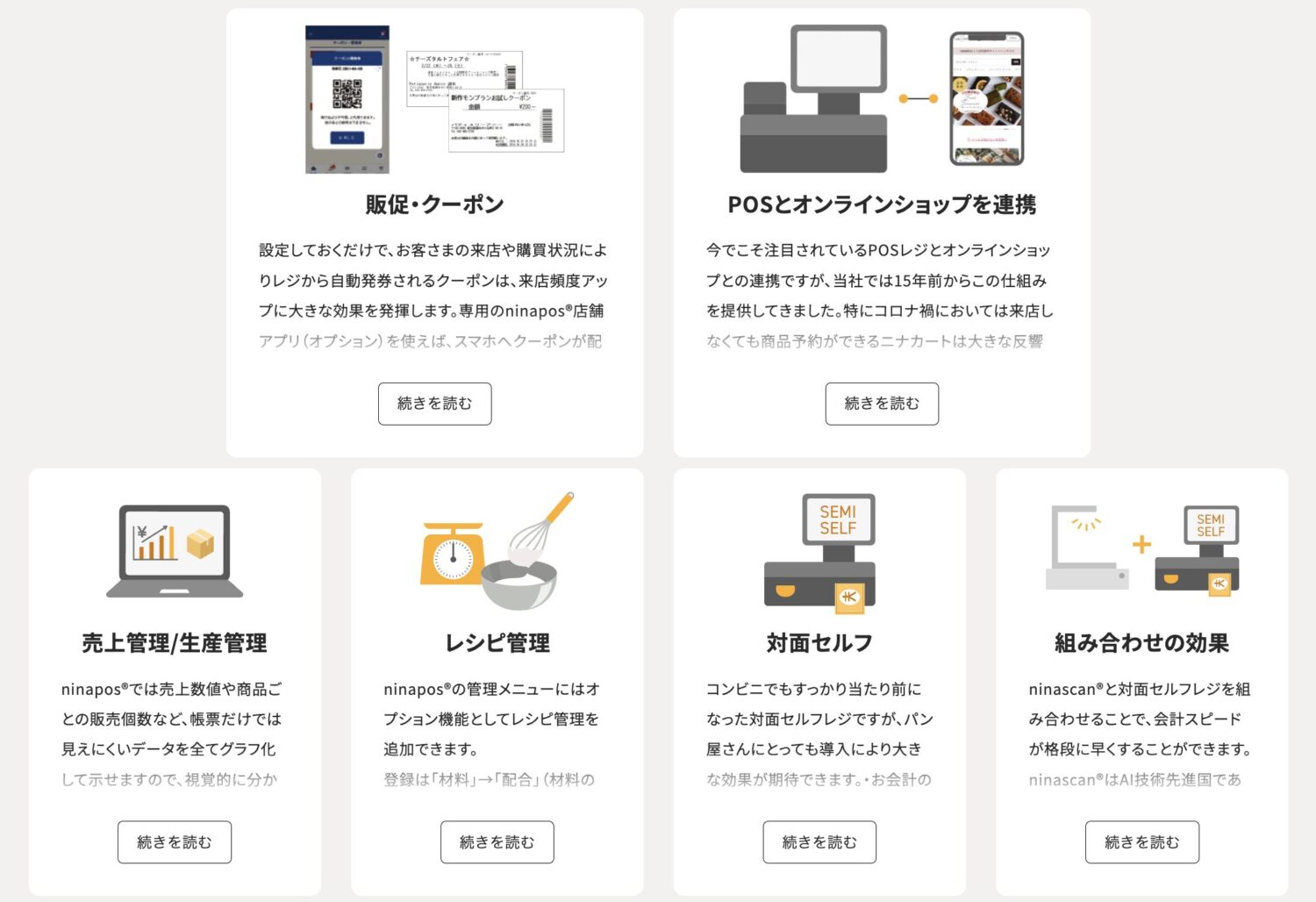 ninaposの機能
