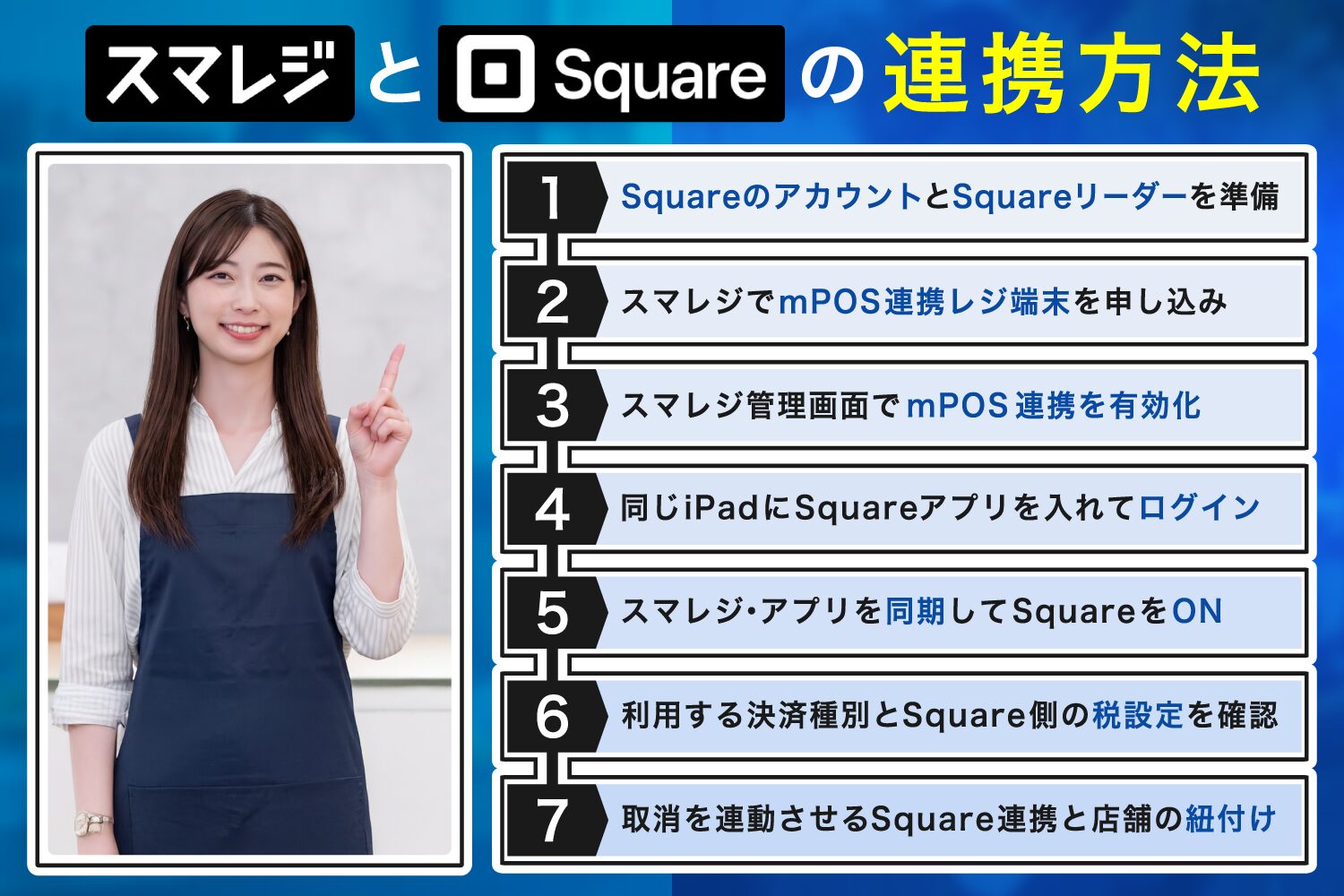 スマレジとSquareの連携方法