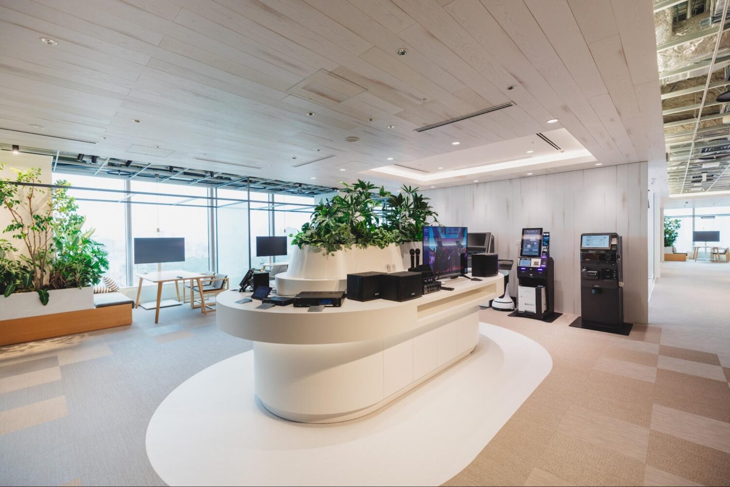 USENの注力ソリューションをまとめて体験できる展示エリアを取材【StorePro編集部撮影】