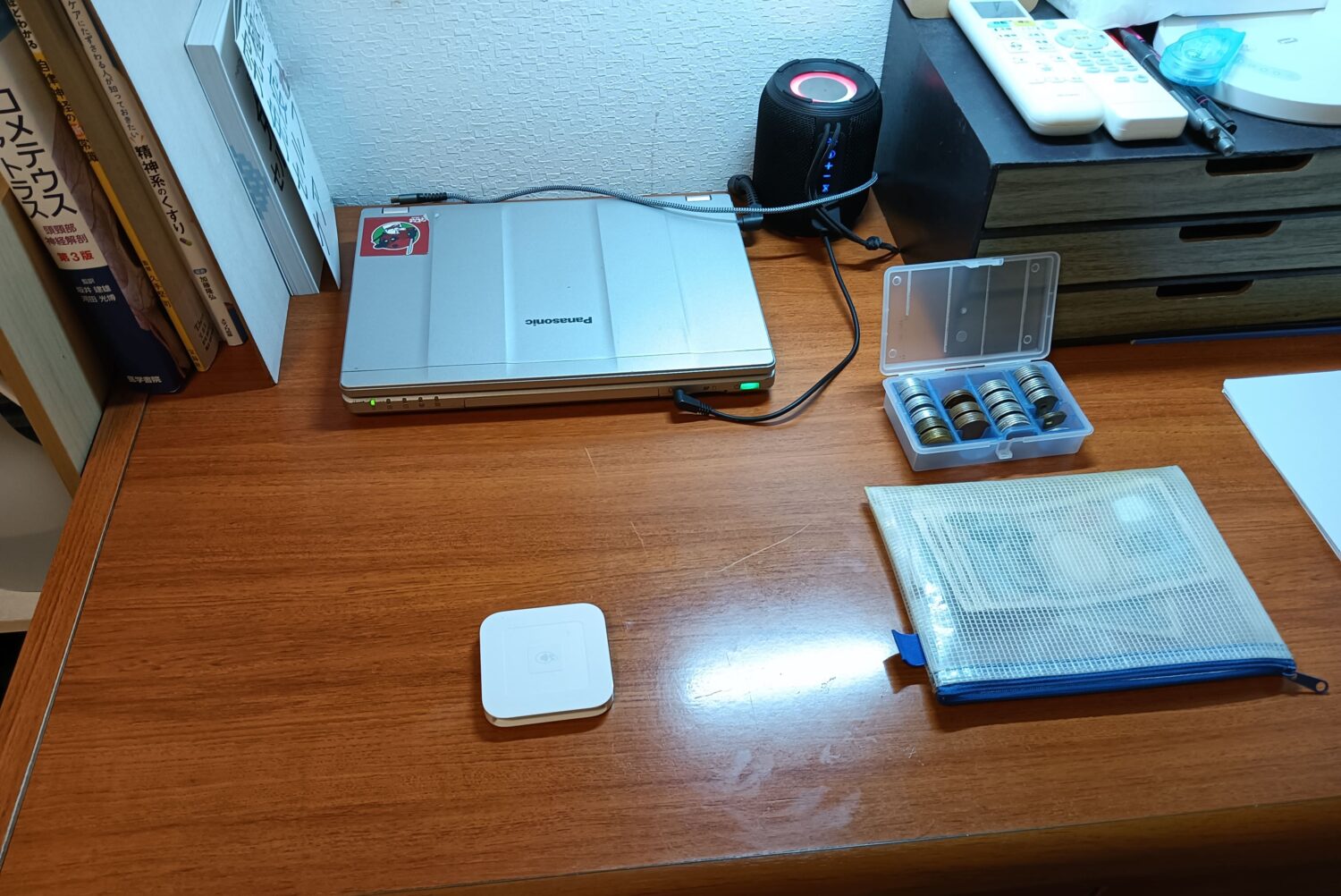 ひろしま頭痛整体院でカード決済に使用しているSquareリーダー